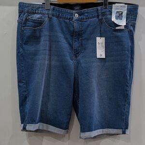 CURVE APPEAL | Women's Medium Wash Tummy Tucking Technology Shaping Shorts